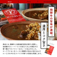 飛騨牛使用 ビーフカレーレトルト